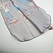 Colorfulife Child Hair Cutting Waterproof Cape Wai Cloth Barber Kids Hair Styling Cape Professional Home Salon Camps & Hairdressing Wrap Children Cartoon Men Hairdresser Pattern Capes (Grey)
