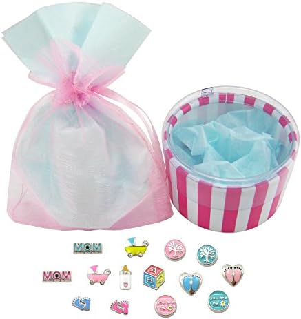Baby Shower 14 pcs floating charms collection gift set with FREE gift box (Baby Shower)