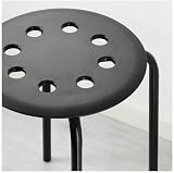 IKEA MARIUS Stool Black – Stackable, Maximum 100 kg view 5