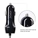 JOMOQ Samsung Galaxy NOTE8/ S8/ S8 Plus USB Type C Car Charger, Retractable Coiled Dual-Port Quick Charger Adapter, or for ChromeBook Pixel,Nexus 6P, LG G5 Nexus 5X, OnePlus 5T,HUAWEI Mate 10 and More
