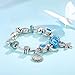 Presentski European Ocean Beach Charm Beaded Bracelets for Women With Seashell Turtle Starfish Dolphin Charms