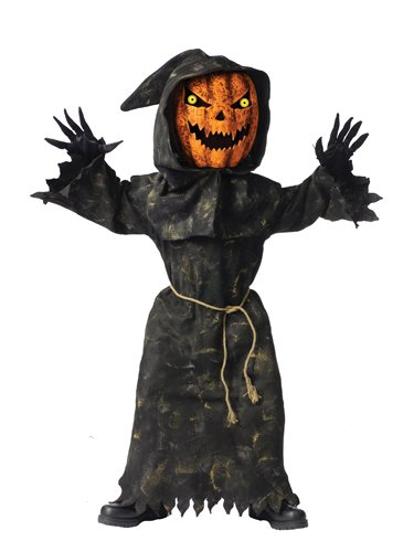 Bobble Head Pumpkin Ghoul Kids Costume
