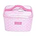 WithJu Beauty Hello Kitty Square Travel Pouch, Makeup Bags, Womens Makeup Toiletry Storage, Cosmetic Case with Brush Organizer, Travel Cosmetic Bag for Women Girls, 9