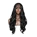Jolitime Hair Black Color Lace Front Wigs Long Body Wave Hair Glueless Synthetic Lace Front Wigs for Black Women