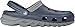 Crocs Unisex Duet Max Clog, Navy/Smoke, 10 M US Men / 12 M US Women