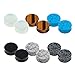 TOPBRIGHT 12PCS Natural Stone Double Saddle Plugs Gauges Ear Stretcher Piercing Earring kit
