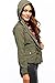 Califul Collection Anorak Lightweight Utility Army Military Jacket Parka Drawstring