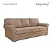 Easy-Going Sofa Slipcover L Shape Sofa Cover Sectional Couch Cover Chaise Lounge Slip Cover Reversible Sofa Cover Furniture Protector Cover for Pets Kids Children Dog Cat (X-Large, Gray/Light Gray)