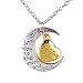 Xeminor Premium I Love You To the Moon and Back Necklace Family Pendant Alloy Necklace grandma primary