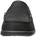crocs Men's Santa Cruz 2 Luxe Leather M Slip-On Loafer, Black/Black, 11 M US
