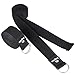 Fragraim Yoga Straps (8ft, 2 Pack) – Durable Cotton Exercise Strap with Adjustable D-Ring Buckle for Stretching, Gym Workouts – Improve Flexibility, Balance and Physical Therapy (Black)thumb 4