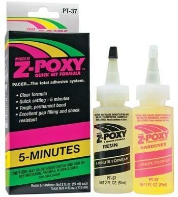 ZAP ADHESIVES PT37 Z-Poxy 5-Minute 4 oz PAAR2206 by Zap Adhesives