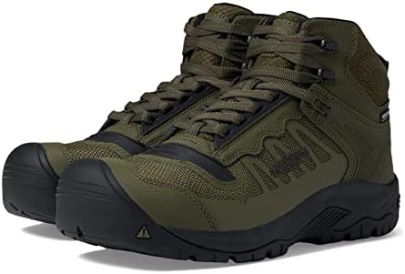 Amazon.com | KEEN Utility Kansas City+ Mid KBF WP Soft Toe Coffee