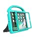 LEDNICEKER Kids Case for iPad 9.7 2018/2017 & iPad Air 2 - Built-in Screen Protector Shockproof Handle Friendly Foldable Stand Kids Case for iPad 9.7 2017/2018 (ipad 5&6) & iPad Air 2 2014 - Turquoise