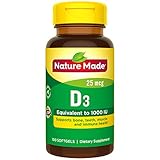 Nature Made, Vitamin D3 1,000 I.u. Liquid Softgels, 100 Count