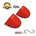 GIWOX 2pc Silicone Pinch Mitts Heat Resistance Hot Handle Holder Cooking Nonslip Grip Frozen Ice for Home, Kitchen & Barbecue