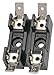 Bussmann BP/S-8202-2 Two Position Glass Tube Fuse Block for 1/4