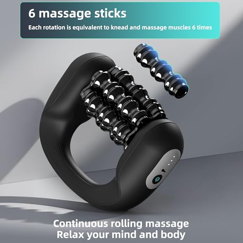 MODILIC Electric Muscle Roller for Post-Workout Recovery, Deep Rolling Massager for Legs, Calves, Back & Neck, Handheld Powered Rolling Tool, Rechargeable, 3 Speed Fitness Recovery