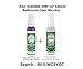 Toilet Paper Moistener Spray for Flushable Wipe Alternative - Organic Based for Personal Cleansing; Use at Home or Travel; Baby Wipe for Adults; Aloe, Witch Hazel, Vitamins & More