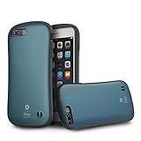 iFace [First Class] [Sense Edition] Case for iPhone 7 Plus/8 Plus - Rugged Hard Cover with Anti-Slip Grip Texture and Embedded Metal Plate - Blue (Matte)