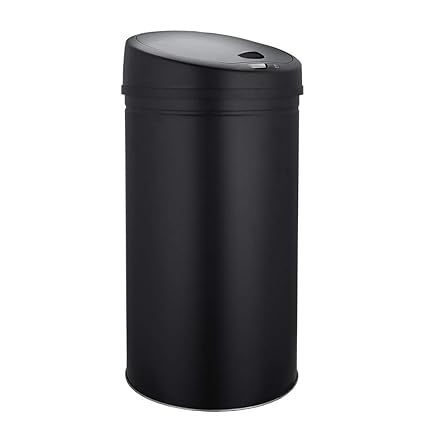 WIS 30L Küche Abfalleimer Edelstahl Automatik Lärmfrei Smart Mülleimer Mit Sensor LED Schwarz