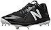 New Balance Men's 4040 V4 Metal Baseball Shoe, Black/Black, 11.5 D US