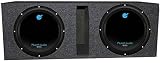 Planet Audio 12" 3600W DVC Subwoofer AC12D (2)+Dual 12" Vented Sub Box Enclosure