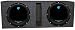Planet Audio 12" 3600W DVC Subwoofer AC12D (2)+Dual 12" Vented Sub Box Enclosure