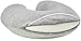 Amazon Basics Memory Foam Semicircular Neck Pillow, Grey