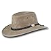 Barmah Hats Foldaway Bronco Leather Hat - Item 1060