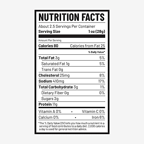 Duke's Traditional Sea Salt & Pepper Beef Brisket Strips, 2.5 oz. (Pack of 8) Pricepulse