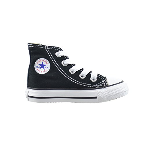 Converse All Star CT Infants Baby Toddlers Canvas Black/White 7j231 (8 M US)