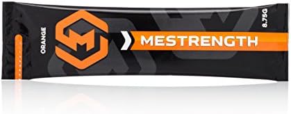 Mestrength Electrolyte Drink Mix - A Naturally Flavored, Sugar Free, Hydration Powder (Orange, 30 Single Serve Stick Packs)