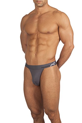 Obviously - Original - AnatoMAX - Thong (Small, Graphite)