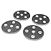 Legheads M8 IKEA Furniture Leg Attachment Plates. Set of 4 Superior Quality Brushed Steel T-Plates with Screws for Sofas, Couches, Beds, Furniture. Extra Heavy Duty, Flat Design, Stylish - M8