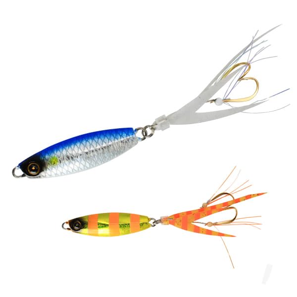 ハヤブサ ジャックアイ 豆クネクネ 10-6 ゴールドオレンジゼブラ 蛍光オレンジの商品画像