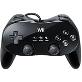Wii Classic Controller Pro Black (Renewed)