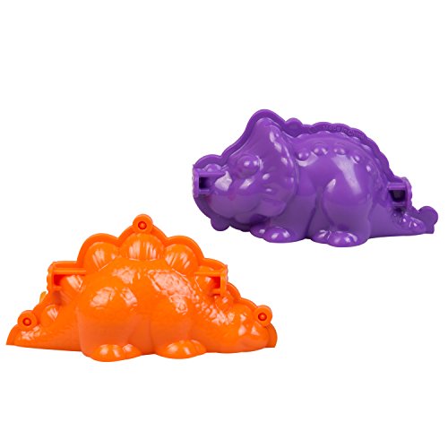 Floof Modeling Clay - Reuseable Indoor Snow - Endless Creations with 3 Dinosaur Molds and Dino Track Roller.