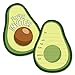 Hello Avocado - Shaped Fill-in Invitations - Fiesta Party Invitation Cards with Envelopes - Set of 12