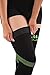 Mojo - Compression Socks Footless for Women and Men 20-30mmHg - Leg Compression Support Sleeve for Post Surgery Recovery, Swelling, Lymphedema - Black/Green, Small - A609
