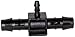 Blumat 32409 Tee for Tubing, 8mm to 3mm, 3-Pack