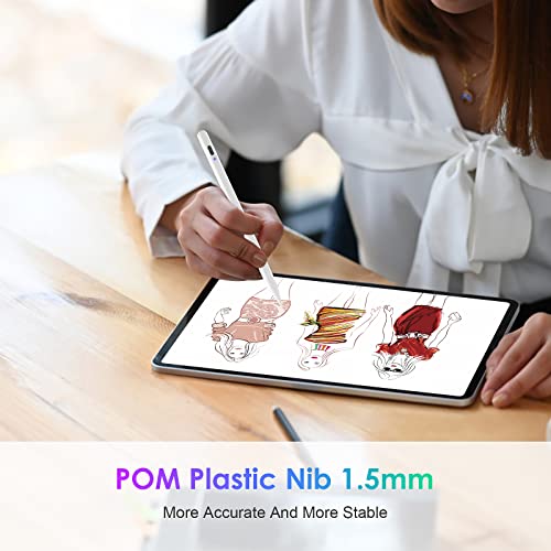 koucoaka Stylus Pen for iPad - Stylus Pencil with Palm Rejection,Tilt,Magnetic Function - Compatible with 2018-2021 iPad Pro (11/12.9 Inch) iPad 6th/7th/8th,iPad Mini 5th,iPad Air 3rd/4th Gen