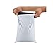 SJPACK 2.5 Mil 12x15.5-inch Poly Mailers Envelopes Bags, White Shipping Bags (100 Bags)