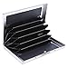 Kinzd Ultra Thin Aluminum Metal Wallet RFID Blocking Credit Card Holder Case (Silver)
