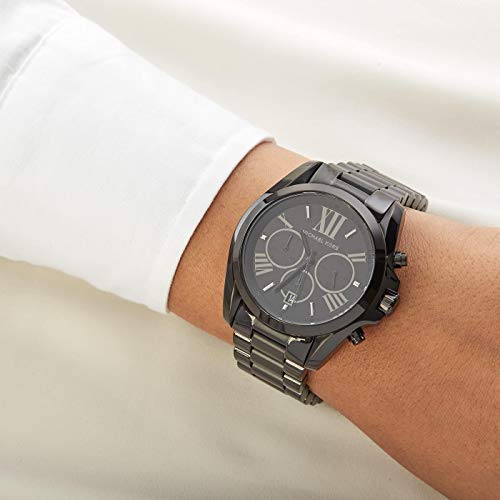 MICHAEL-KORS-Herren-Chronograph-Quarz-Uhr-mit-Edelstahl-Armband-MK5550