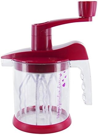 Universal Manual Whisk 1 L + Recipe Book [English Not Guarenteed], Random Colour