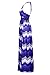 G2 Chic Women's Printed Patterned Spring Summer Maxi Dress