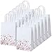 Cooraby 18 Pieces Bronzing Paper Bags Hen Party Bag Rose Gold Bride Wedding Bags Birthday Kraft Bag with Handle for Parties Celebrations