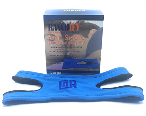 Anti Snore Chin Strap | Anti-Snore Sleep Aid | Sleeping Bag Supplies | Silent Partner Mask | Snoring Eliminator Solution | Can Be Used Along with CPAP Machines | Nighttime Sleep-Aid Sack (Large)