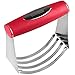 BOROLUX Pastry Blender - Gourmet Stainless Steel Dough Cutter with Soft, Non-Slip Handle